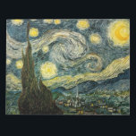Vincent van Gogh's De Sterrennacht (1889) Notitieblok<br><div class="desc">Een Classic 1889 Post Impressionist Schilderen, kunstwerk dat in het openbare domein is overgegaan en prachtige giften en andere producten maakt. Alle fijne kunst, kunst, klassieke sterstukken en andere Antiek masterwerken hier in de Masterstukgalerij zijn zorgvuldig bewerkt en op producten geplaatst om de best mogelijke resultaten te behalen. We hebben...</div>