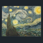 Vincent van Gogh's De Sterrennacht (1889) Notitieblok<br><div class="desc">Een Classic 1889 Post Impressionist Schilderen, kunstwerk dat in het openbare domein is overgegaan en prachtige giften en andere producten maakt. Alle fijne kunst, kunst, klassieke sterstukken en andere Antiek masterwerken hier in de Masterstukgalerij zijn zorgvuldig bewerkt en op producten geplaatst om de best mogelijke resultaten te behalen. We hebben...</div>
