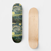 Vincent van Gogh's De Sterrennacht (1889) Persoonlijk Skateboard (Voorkant)