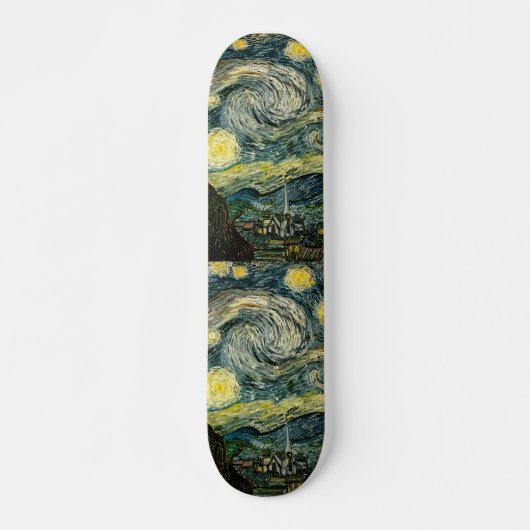 Vincent van Gogh's De Sterrennacht (1889) Persoonlijk Skateboard (Voorkant)