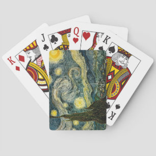 Vincent van Gogh's De Sterrennacht (1889) Pokerkaarten