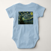 Vincent van Gogh's De Sterrennacht (1889) Romper (Achterkant)