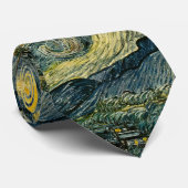 Vincent van Gogh's De Sterrennacht (1889) Stropdas (Opgerold)