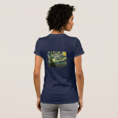 Vincent van Gogh's De Sterrennacht (1889) T-shirt (Achterkant volledig)