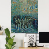 Vincent van Gogh's gevangenen oefenen uit Poster (Thuiskantoor)