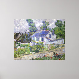 Vincent van Gogh's Houses in Auvers Canvas Afdruk