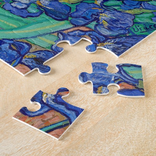 Vincent Van Gogh's Irises (1889) Legpuzzel (Zijkant)