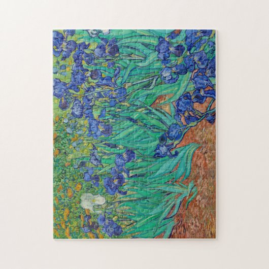 Vincent Van Gogh's Irises (1889) Legpuzzel (Verticaal)