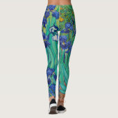 Vincent Van Gogh's Irises Leggings (Achterkant)