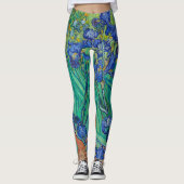 Vincent Van Gogh's Irises Leggings (Voorkant)