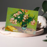 Vincent van Gogh's Oleanders-Briefkaart Briefkaart<br><div class="desc">Ervaar de levendige allure van Vincent van Gogh's meesterwerk, "Oleanders", geschilderd in 1888, met dit boeiende briefkaart. Dit kunstwerk is versierd met een overvloed aan delicate bloemen in roze en wit tinten en illustreert de beheersing van kleur en vorm van Van Gogh. Laat je door de wervelende penseelstreken en dynamische...</div>