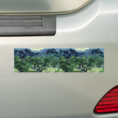 Vincent van Gogh's Olijfbomen (1889) Bumpersticker (Op auto)