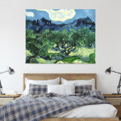 Vincent van Gogh's Olijfbomen (1889) Canvas Afdruk (Insitu (Slaapkamer))