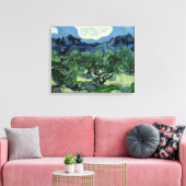 Vincent van Gogh's Olijfbomen (1889) Canvas Afdruk (Insitu (Woonkamer))