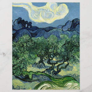 Vincent van Gogh's Olijfbomen (1889) Flyer
