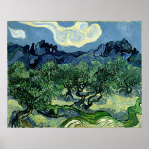 Vincent van Gogh's Olijfbomen (1889) Poster
