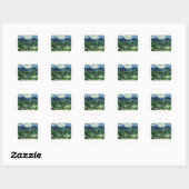 Vincent van Gogh's Olijfbomen (1889) Ronde Sticker (Vel)