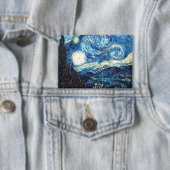 Vincent van Gogh's painting, Starry Night, Button (Insitu)