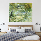 Vincent van Gogh's River Bank in Springtime Canvas Afdruk (Insitu (Slaapkamer))