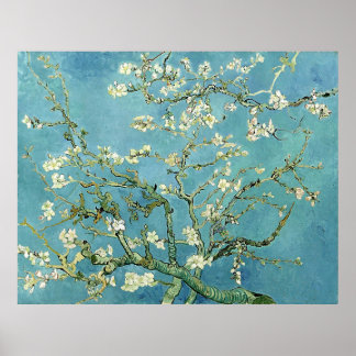 Vincent Van Gogh's  schilderijen met amandelbloem Poster