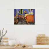 Vincent van Goghs slaapkamer in Arles Poster (Keuken)