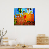 Vincent Van Gogh's slaapkamer in Arles Poster (Keuken)