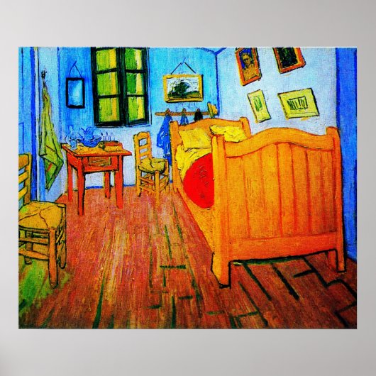 Vincent Van Gogh's slaapkamer in Arles Poster (Voorkant)