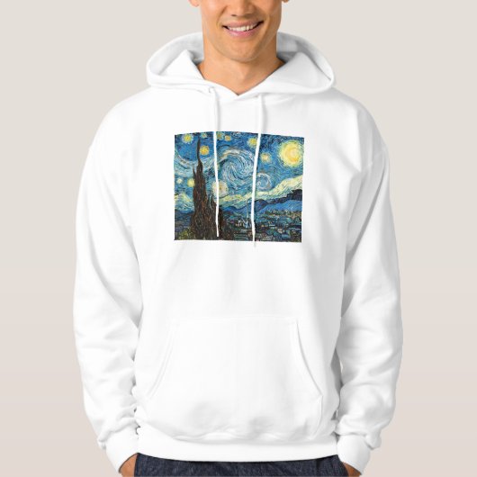 Vincent Van Gogh's Sterrennacht Hoodie (Voorkant)