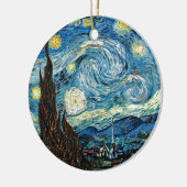 Vincent Van Gogh's Sterrennacht Keramisch Ornament (Links)