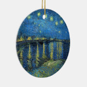 Vincent van Gogh's Sterrennacht over de Rijn Keramisch Ornament (Rechts)