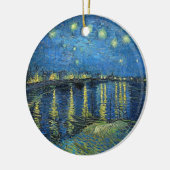 Vincent van Gogh's Sterrennacht over de Rijn Keramisch Ornament (Links)