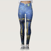 Vincent van Gogh's Sterrennacht over de Rijn Leggings (Voorkant)