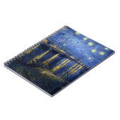 Vincent van Gogh's Sterrennacht over de Rijn Notitieboek (Linkerzijde)