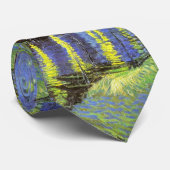 Vincent van Gogh's Sterrennacht over de Rijn Stropdas (Opgerold)