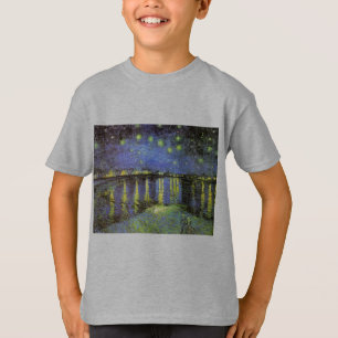Vincent van Gogh's Sterrennacht over de Rijn T-shirt