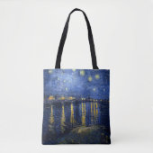 Vincent van Gogh's Sterrennacht over de Rijn Tote Bag (Voorkant)