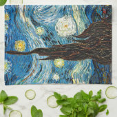 Vincent Van Gogh's Sterrennacht Theedoek (Gevouwen)