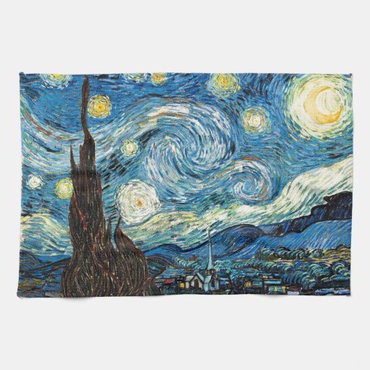 Vincent Van Gogh's Sterrennacht Theedoek (Horizontaal)