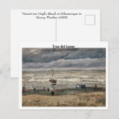 Vincent van Gogh's Strand bij Scheveningen Briefkaart (Voorkant / Achterkant)