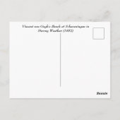 Vincent van Gogh's Strand bij Scheveningen Briefkaart (Achterkant)