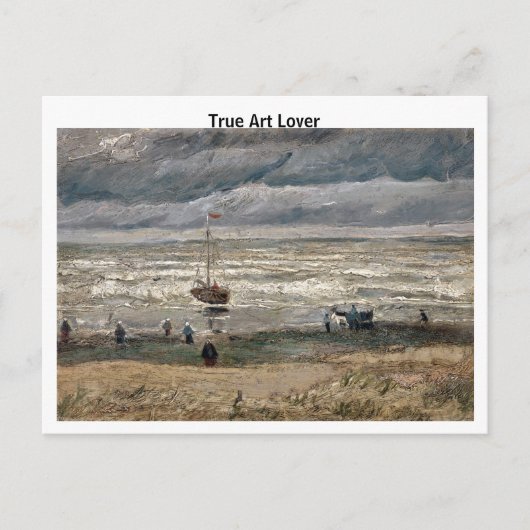 Vincent van Gogh's Strand bij Scheveningen Briefkaart (Voorkant)