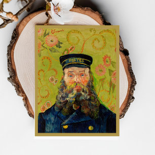 Vincent van Gogh's The Postman (Joseph Roulin) Pos Briefkaart