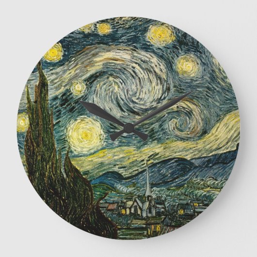 Vincent van Gogh's The Starry Night (1889) Grote Klok (Voorkant)