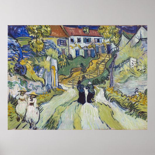 Vincent van Gogh's trap in Auvers (1890) Poster (Voorkant)