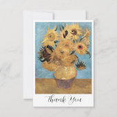 Vincent van Gogh's Vaas met twaalf zonnebloemen (1 Bedankkaart (Voorkant)