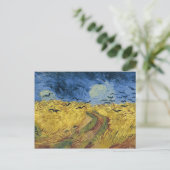 Vincent van Gogh's Wheat Field with Crows (1890) Briefkaart (Staand voorkant)