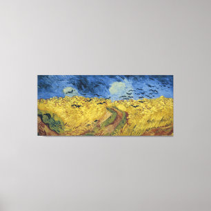 Vincent van Gogh's Wheat Field with Crows (1890) Canvas Afdruk