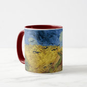 Vincent van Gogh's Wheat Field with Crows (1890) Mok (Voorkant links)