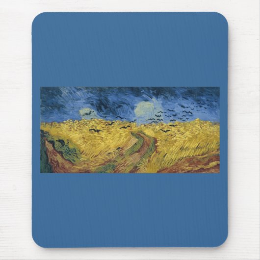 Vincent van Gogh's Wheat Field with Crows (1890) Muismat (Voorkant)
