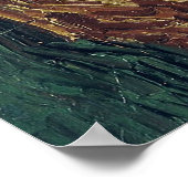 Vincent van Gogh's Wheat Field with Crows (1890) Poster (Hoek)